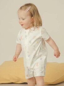 gelato pique 【BABY】半袖ロンパース ジェラートピケ マタニティウェア・ベビー用品 ロンパース・カバーオール ホワイト レッド ベージュ イエロー ピンク グレー【送料無料】