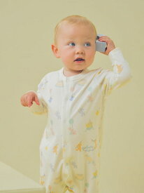 gelato pique 【BABY】長袖ロンパース ジェラートピケ マタニティウェア・ベビー用品 ロンパース・カバーオール ホワイト グレー ピンク レッド イエロー ベージュ【送料無料】