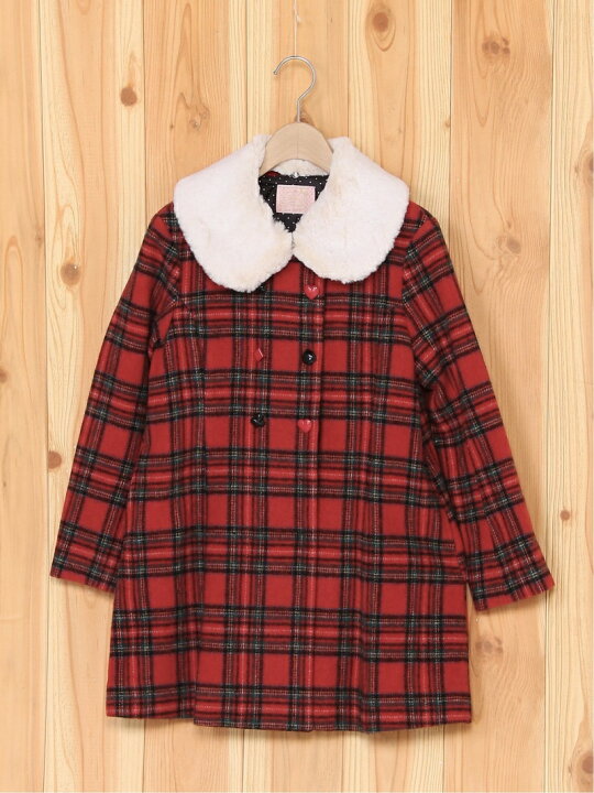 楽天市場】【SALE／50%OFF】Shirley Temple シャギーチェック柄コート  