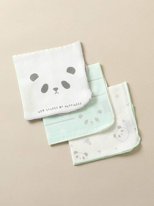 楽天市場 Sale 19 Off Afternoon Tea アニマルガーゼ3枚セット アフタヌーンティー リビング マタニティー ベビー ベビー用品 グリーン イエロー ピンク Rba E Rakuten Fashion Kids
