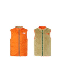 THE NORTH FACE 【THE NORTH FACE/ザ・ノース・フェイス】リバーシブルコージーベスト NYJ82345 ブランシェス トップス ベスト・ジレ ブラック オレンジ グリーン【送料無料】