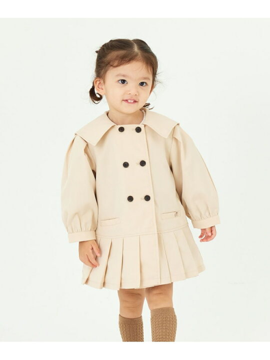 楽天市場】【SALE／70%OFF】moimoln ダブルプリーツトレンチコート
