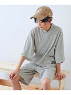 【SALE／28%OFF】devirock すぽっと着られる 着心地やわらか 無地 おやすみ甚平 子供服 キッズ 男の子 26…