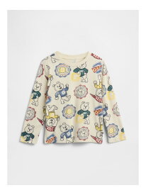 【SALE／30%OFF】GAP (K)babyGap プリント クルーネックTシャツ ギャップ トップス カットソー・Tシャツ グレー ベージュ【RBA_E】