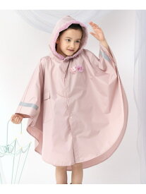 panpantutu チュールコサージュレインポンチョ パンパンチュチュ ジャケット・アウター レインコート ネイビー ピンク【送料無料】