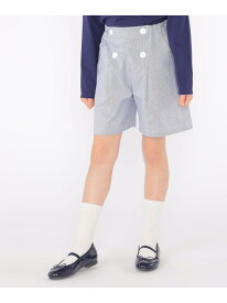 SHIPS KIDS SHIPS KIDS:140~150cm / マリン ピケ キュロット シップス パンツ キュロット ブルー【送料無料】