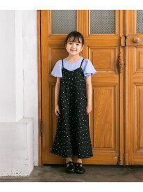 URBAN RESEARCH DOORS 『親子リンク』レーヨンリネンドットキャミワンピース(KIDS) アーバンリサーチドアーズ ワンピース・ドレス ワンピース ブラック ホワイト【送料無料】