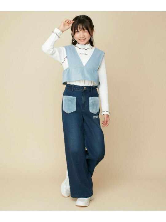 楽天市場】【SALE／50%OFF】JENNI love 裏起毛ボアポケットデニム 