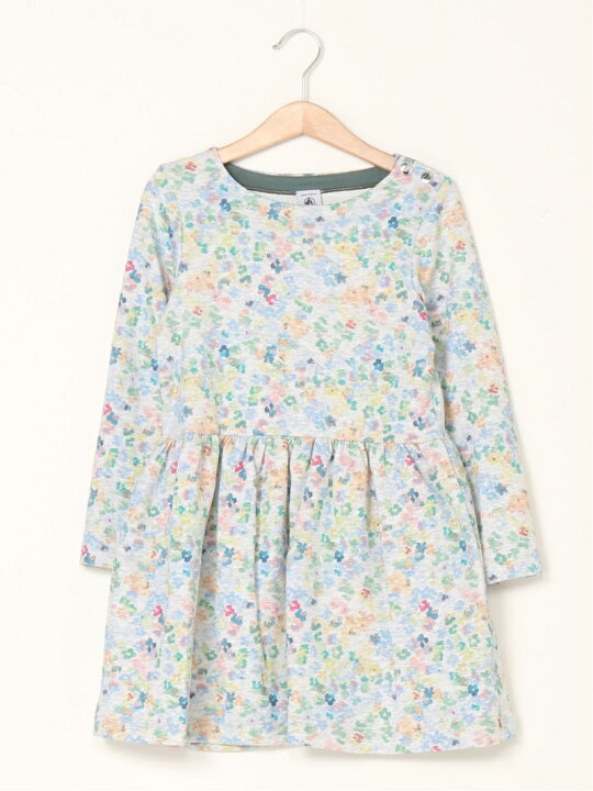 楽天市場 Sale 40 Off Petit Bateau K プリント長袖ワンピース プチバトー ワンピース キッズワンピース Rba E 送料無料 Rakuten Fashion Kids
