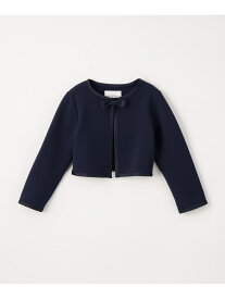 【SALE／70%OFF】UNITED ARROWS green label relaxing リップル パイピング ボレロ ユナイテッドアローズ アウトレット ジャケット・アウター ノーカラージャケット ネイビー ホワイト【RBA_E】