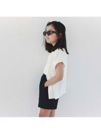 【SALE／20%OFF】branshes 【b.+A 】金子綾/2WAY Tシャツ ブランシェス トップス カットソー・Tシャツ ホワイト グレー【RBA_E】