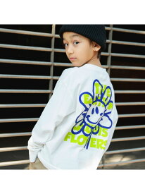 【SALE／11%OFF】branshes 【DRC/お肌に嬉しい綿100%】アソートグラフィック長袖Tシャツ ブランシェス トップス カットソー・Tシャツ オレンジ レッド グリーン ホワイト ブラック ブルー【RBA_E】