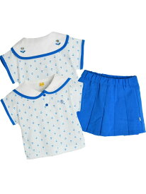 【SALE／50%OFF】moimoln 【セットアップ】ブルーミングトップス&スカート モイモルン スーツ・フォーマル セットアップスーツ ブルー【RBA_E】