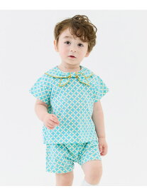 【SALE／30%OFF】moimoln 【セットアップ】カフトップス&パンツ モイモルン スーツ・フォーマル セットアップスーツ グリーン【RBA_E】