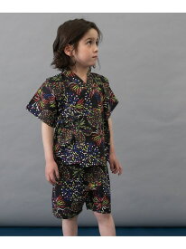 【SALE／10%OFF】BREEZE 【すっぽり着られる】いろいろ甚平 エフオーオンラインストア 着物・浴衣・和装小物 浴衣 オレンジ ホワイト ブルー ブラウン ブラック【RBA_E】