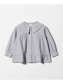 【SALE／40%OFF】UNITED ARROWS green label relaxing チュニック ブラウス / キッズ 120cm-160cm ユナイテッドアローズ グリーンレーベルリラクシング トップス シャツ・ブラウス グレー ブルー【RBA_E】