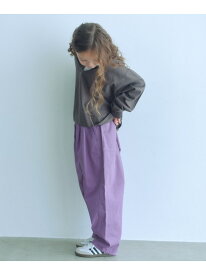 【SALE／40%OFF】UNITED ARROWS green label relaxing チノ イージーパンツ / キッズ 120cm-160cm ユナイテッドアローズ グリーンレーベルリラクシング パンツ その他のパンツ パープル ベージュ【RBA_E】