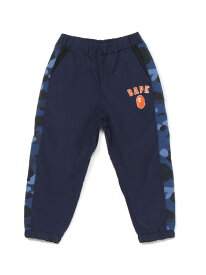 A BATHING APE (K)COLOR CAMO BLOCK TRACK PANTS ア ベイシング エイプ パンツ その他のパンツ ネイビー パープル レッド【送料無料】