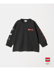【SALE／40%OFF】UNITED ARROWS green label relaxing ＜TOMICA＞ロングスリーブ Tシャツ / キッズ 100cm-120cm ユナイテッドアローズ グリーンレーベルリラクシング トップス カットソー・Tシャツ ブラック グリーン【RBA_E】