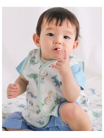 【SALE／50%OFF】SLAP SLIP BABY コットン 柄ナレ 総柄 ガーゼ ベスト ベビー (70~80cm) ベベ オンライン ストア トップス その他のトップス【RBA_E】