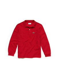 LACOSTE Boys プチピケポロシャツ (長袖) ラコステ トップス ポロシャツ ブルー ブラック ネイビー レッド【送料無料】