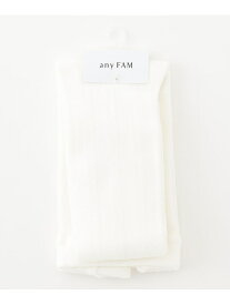 any FAM KIDS 【日本製】オケージョン タイツ エニィファム 靴下・レッグウェア タイツ・ストッキング・パンスト ホワイト