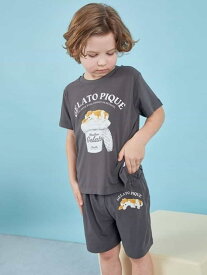 【SALE／30%OFF】gelato pique 【KIDS】スリーピングドッグショートパンツ ジェラートピケ パンツ その他のパンツ グレー【RBA_E】