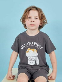 【SALE／30%OFF】gelato pique 【KIDS】スリーピングドッグTシャツ ジェラートピケ トップス カットソー・Tシャツ ホワイト【RBA_E】