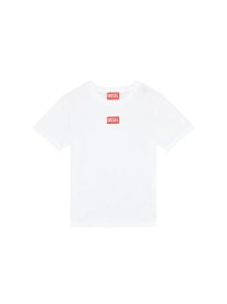 【SALE／30%OFF】DIESEL キッズ Tシャツ ロゴ シンプル ディーゼル トップス カットソー・Tシャツ ホワイト グレー【RBA_E】【送料無料】