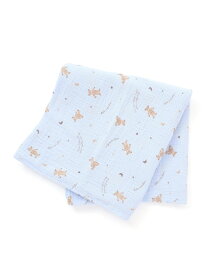 fillot de bebe reduction ガーゼクマプリントスワドル ベベ オンライン ストア マタニティウェア・ベビー用品 おくるみ ベージュ ピンク ブルー