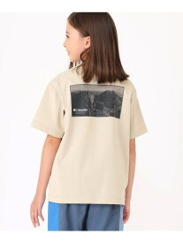 Columbia 【KIDS】ユースミラーズクレストグラフィックショートスリーブTシャツ コロンビア トップス カットソー・Tシャツ ベージュ ホワイト ブラック