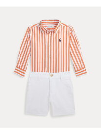 POLO RALPH LAUREN (ベビー)ストライプド コットン シャツ & チノ ショートパンツ セット ラルフローレン トップス その他のトップス【送料無料】