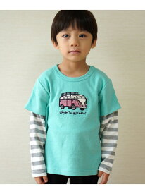 【SALE／50%OFF】SKAPE SKAPE/ソデキリカエロンT シ・シュ・ノン トップス カットソー・Tシャツ ホワイト グリーン【RBA_E】