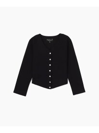 【SALE／50%OFF】agnes b. ENFANT J630 E CARDIGAN キッズ Vネックカーディガン アニエスベー トップス カーディガン ブラック【RBA_E】【送料無料】