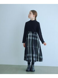 【SALE／30%OFF】UNITED ARROWS green label relaxing ドッキング ワンピース / キッズ 100cm-160cm ユナイテッドアローズ グリーンレーベルリラクシング ワンピース・ドレス ワンピース グレー ブラック【RBA_E】