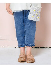 【SALE／10%OFF】apres les cours ハートポケットクロップドきゅんパンツ 8分丈 エフオーオンラインストア パンツ その他のパンツ ホワイト【RBA_E】