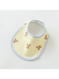 branshes くま総柄スタイ ブランシェス マタニティウェア・ベビー用品 スタイ・よだれかけ ホワイト