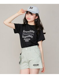 SISTER JENNI エンボスウェーブロゴTシャツ ジェニィオンラインショップ トップス カットソー・Tシャツ ブラック ホワイト ブルー