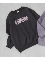 【SALE／37%OFF】devirock デビラボ ガールズ プリント BOXシルエット 裏起毛トレーナー トレーナー 25AW…
