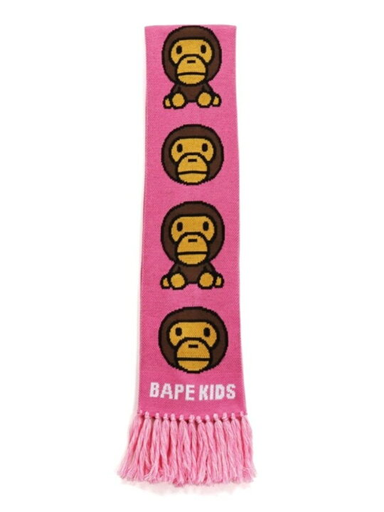 楽天市場】A BATHING APE BABY MILO KNIT SCARF K ア ベイシング 