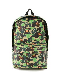 A BATHING APE BABY MILO ABC CAMO LARGE BACKPACK ア ベイシング エイプ バッグ リュック・バックパック グリーン【送料無料】