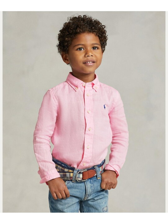 楽天市場】POLO RALPH LAUREN (ボーイズ 2才~7才)リネン シャツ ラルフ  