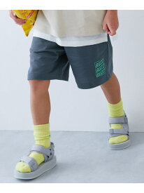 【SALE／15%OFF】devirock デザインいろいろ 無地ワンポイント＆総柄 ミニ裏毛ハーフパンツ 25SS デビロック パンツ その他のパンツ グリーン ネイビー【RBA_E】