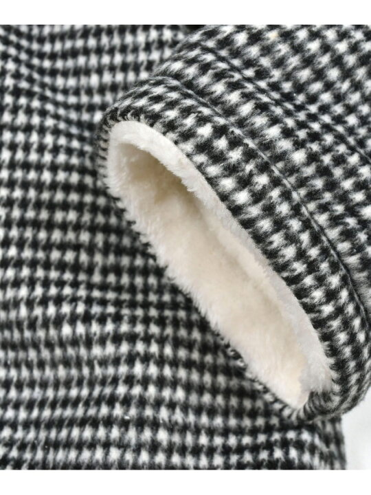 楽天市場】【SALE／50%OFF】SLAP SLIP 千鳥格子チェック柄ファー襟 