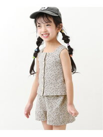 【SALE／65%OFF】devirock 【セットアップ】ノースリーブトップス&フリルショートパンツ デビロック スーツ・フォーマル セットアップスーツ ブラック【RBA_E】