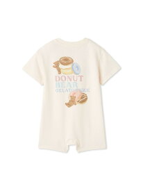 【SALE／30%OFF】gelato pique 【BABY】ドーナツベア柄ロンパース ジェラートピケ マタニティウェア・ベビー用品 ロンパース・カバーオール ピンク【RBA_E】【送料無料】