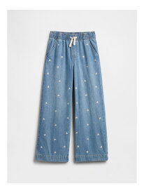 【SALE／30%OFF】GAP (K)ハイライズ プルオン ワイドデニム (キッズ) ギャップ パンツ ジーンズ・デニムパンツ ブルー【RBA_E】【送料無料】