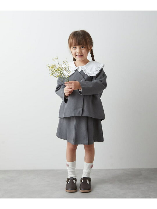 LITTLE グレー セットアップ ジャケット&スカート