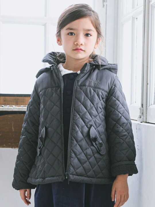 楽天市場】【SALE／60%OFF】BeBe キルティング 中綿 コート 撥水加工  