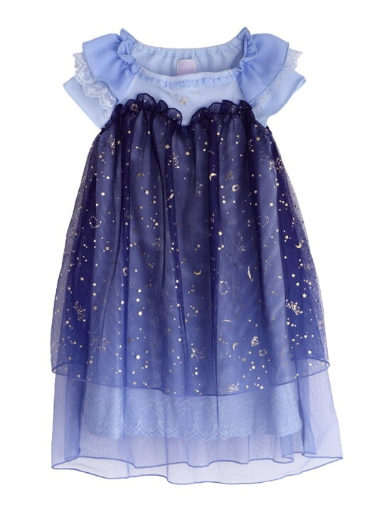 楽天市場 Axes Femme Kids K 星座柄グラデチュールop アクシーズファム ワンピース キッズワンピース ピンク ネイビー 送料無料 Rakuten Fashion Kids